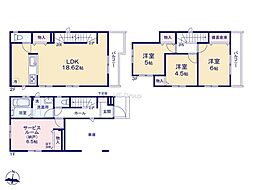 川崎市麻生区王禅寺西7丁目 新築戸建 全7棟 D号棟