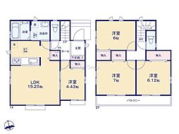 横浜市泉区中田東2丁目 新築戸建 全4棟 B号棟