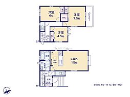 横浜市磯子区上中里町 新築戸建 全2棟 B号棟