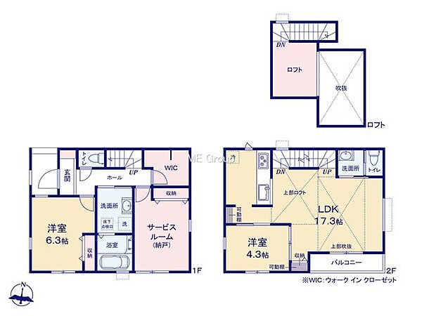 間取りを拡大表示