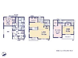 横浜市金沢区六浦東1丁目第3 新築戸建 全1棟 1号棟