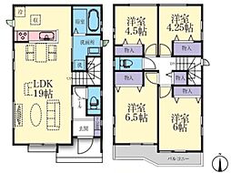 座間市東原1丁目 新築戸建 全3棟 B号棟