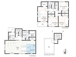 厚木市緑ヶ丘5丁目 新築戸建 全1棟 1号棟