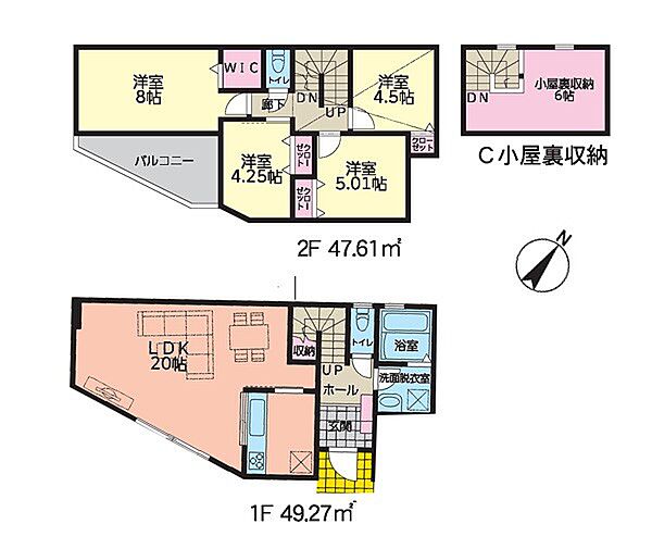 間取りを拡大表示