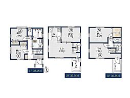 川崎市川崎区境町2 新築戸建 全7棟 6号棟