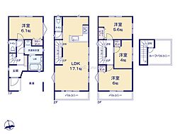 川崎市宮前区有馬5丁目　新築戸建　全6棟　3号棟