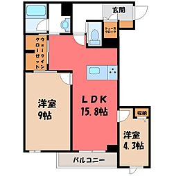 宇都宮駅 14.4万円