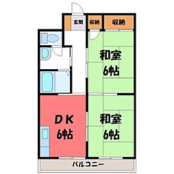 間取図画像 2DK