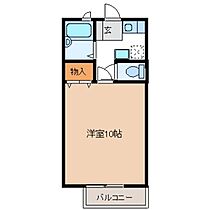 栃木県宇都宮市下河原1丁目（賃貸アパート1DK・1階・27.08㎡） その2