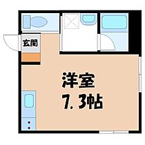 栃木県宇都宮市塙田3丁目（賃貸マンション1R・2階・26.15㎡） その2