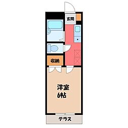 間取図画像 1K
