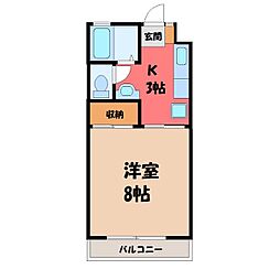 間取図画像 1K