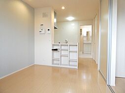 ステラコート若草 Ａ 2階1LDKのリビング/ダイニング