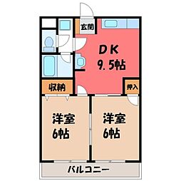間取図画像 2DK