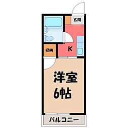 間取図画像 1K