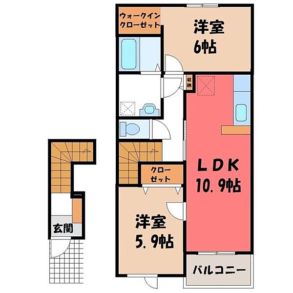 apartment 栃木県宇都宮市東塙田２丁目2-17