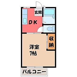間取図画像 1DK