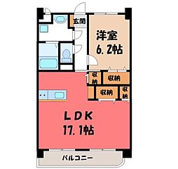 間取図画像 1LDK