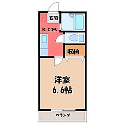 間取図画像 1K