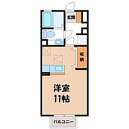 プレジール松原 B 1階/-