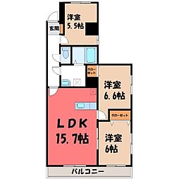 間取図画像 3LDK