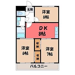 サカテハイツ 3階/-