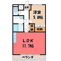 JR日光線 鹿沼駅 徒歩19分