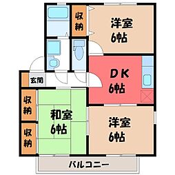 ノーウェアハイツ B棟 1階/-