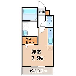 戸祭ヴィラージュ 3階/-