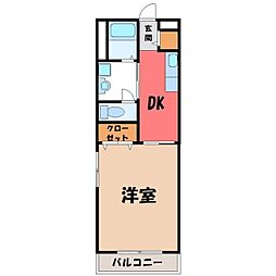 宇都宮芳賀ライトレール線 グリーンスタジアム前駅 徒歩22分 2階/-