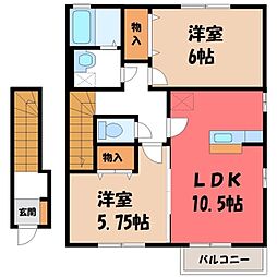 ヴューテラス B 2階/-