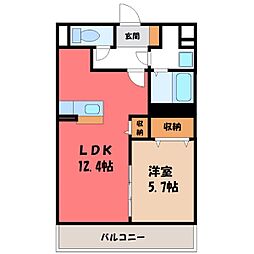 東武宇都宮線 西川田駅 徒歩17分