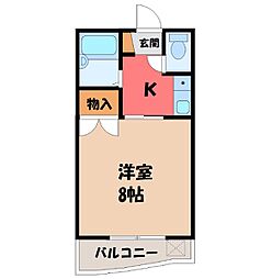 宇都宮芳賀ライトレール線 駅東公園前駅 徒歩19分 2階/-