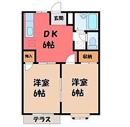 シティハイツ栗原 B 1階