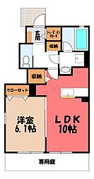 エルメゾン松原 B 1階