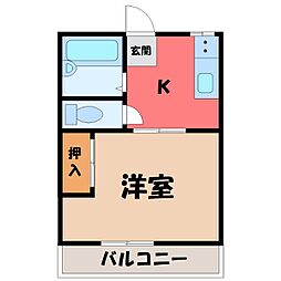 八幡山ハイツ 2階/-