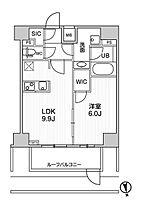 ALTERNA神楽坂II  ｜ 東京都新宿区西五軒町（賃貸マンション1LDK・5階・40.07㎡） その2