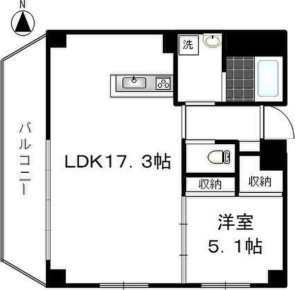 カルム日暮里レジデンス ｜東京都荒川区東日暮里5丁目(賃貸マンション1LDK・6階・50.87㎡)の写真 その2