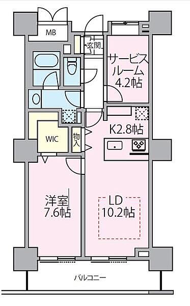 ロイヤルパークスタワー南千住 ｜東京都荒川区南千住4丁目(賃貸マンション1SLDK・12階・57.57㎡)の写真 その2