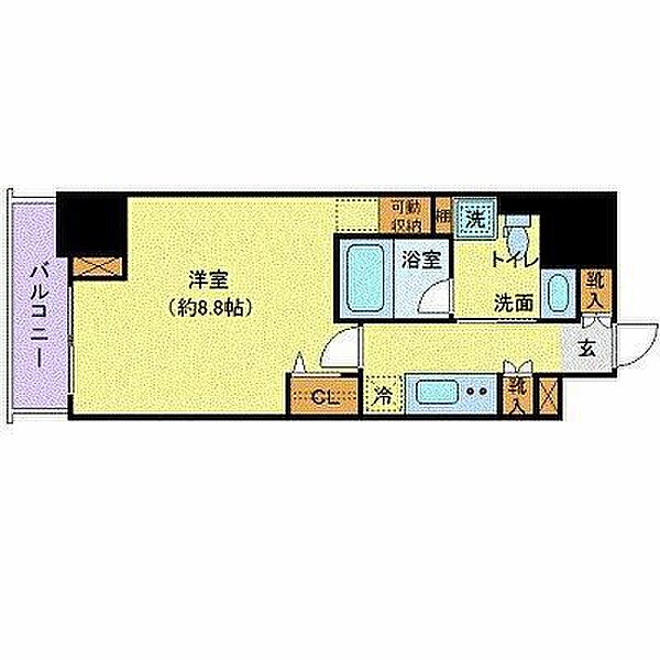 グランドコンシェルジュ六本木 ｜東京都港区六本木2丁目(賃貸マンション1K・13階・30.01㎡)の写真 その2