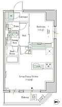 ワンルーフレジデンス新御徒町  ｜ 東京都台東区台東3丁目（賃貸マンション1LDK・2階・40.40㎡） その2