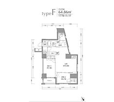 JP noie 小石川富坂  ｜ 東京都文京区小石川2丁目（賃貸マンション2LDK・5階・64.86㎡） その2