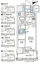 リビオメゾン御茶ノ水EAST  ｜ 東京都文京区湯島1丁目（賃貸マンション1DK・2階・25.50㎡） その2