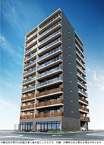 外観：現在建築中の新しいマンションです♪4月上旬から入居可能です♪