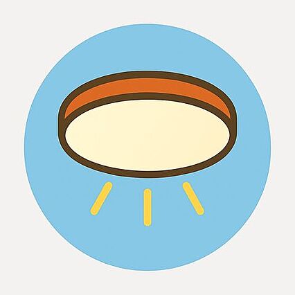 全居室に照明器...