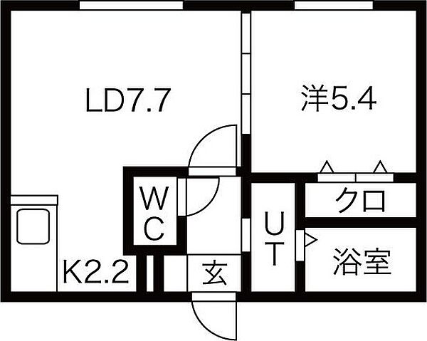 ヤーム手稲ステーション 305｜北海道札幌市手稲区稲穂一条1丁目(賃貸マンション1LDK・3階・35.10㎡)の写真 その2