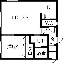 プレステージ知事公館 203 ｜ 北海道札幌市中央区北二条西17丁目1-23（賃貸アパート1LDK・2階・47.60㎡） その2