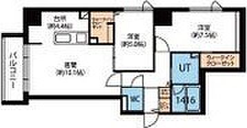 F018HIRAGISHI 203｜北海道札幌市豊平区平岸一条8丁目(賃貸マンション2LDK・2階・63.64㎡)の写真 その3