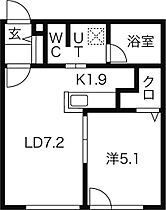 Aqua Garden平岸EAST 401 ｜ 北海道札幌市豊平区平岸二条7丁目2-17（賃貸マンション1LDK・4階・32.33㎡） その2