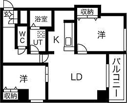 リエタメンテN16 202 ｜ 北海道札幌市東区北十六条東7丁目2-25（賃貸マンション2LDK・2階・56.00㎡） その2